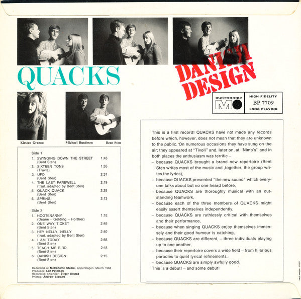 Quacks : Danish Design (LP, Album)