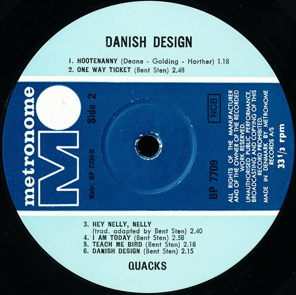 Quacks : Danish Design (LP, Album)