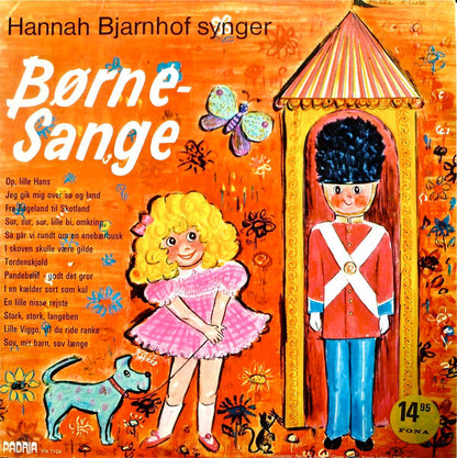Hannah Bjarnhof : Hannah Bjarnhof Synger Børnesange (LP)