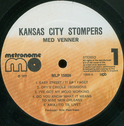 Kansas City Stompers : Med Venner (LP, Album)