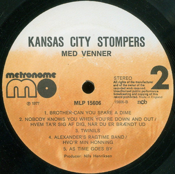 Kansas City Stompers : Med Venner (LP, Album)