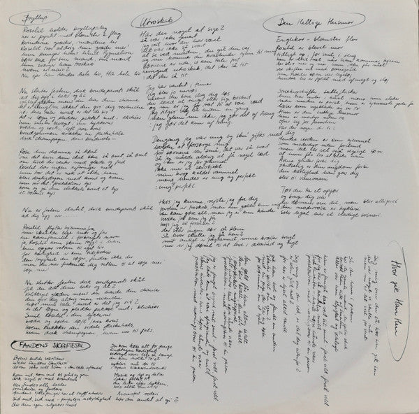 Fandens Skriftestol : Fandens Skriftestol (LP, Album)