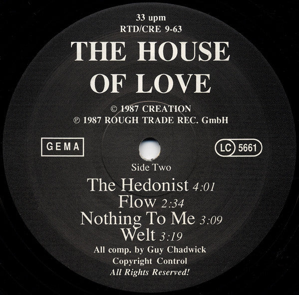 The House Of Love : The House Of Love (LP, Comp)