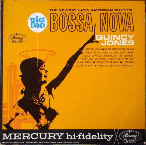Quincy Jones And His Orchestra : Big Band Bossa Nova (LP, Album, Mono)