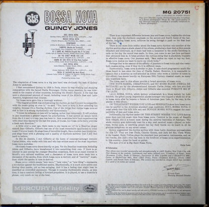 Quincy Jones And His Orchestra : Big Band Bossa Nova (LP, Album, Mono)