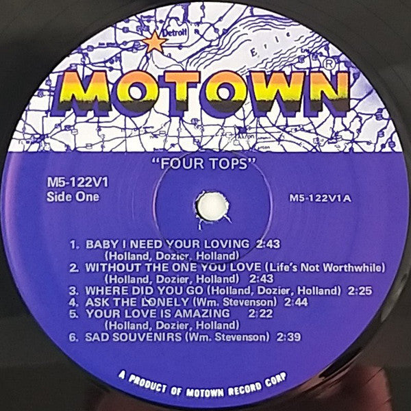 Four Tops : Four Tops (LP, Album, RE)