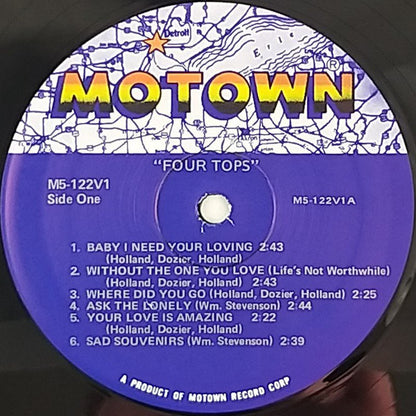 Four Tops : Four Tops (LP, Album, RE)