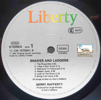 Gerry Rafferty : Snakes And Ladders (LP, Album, RE)