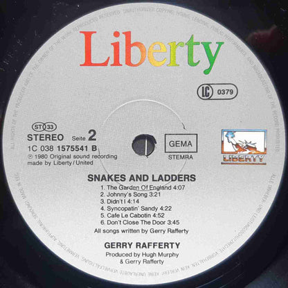 Gerry Rafferty : Snakes And Ladders (LP, Album, RE)