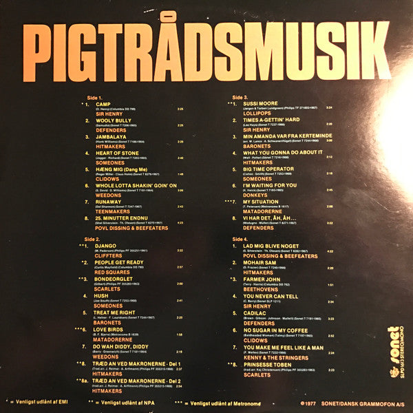 Various : Pigtrådsmusik 2 (2xLP, Comp, Mono)