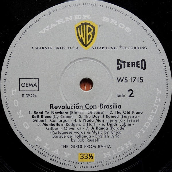 The Girls From Bahia : ¡Revolución Con Brasilia! (LP, Album)