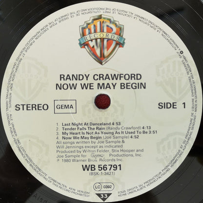 Randy Crawford : Now We May Begin (LP, Album, RE)