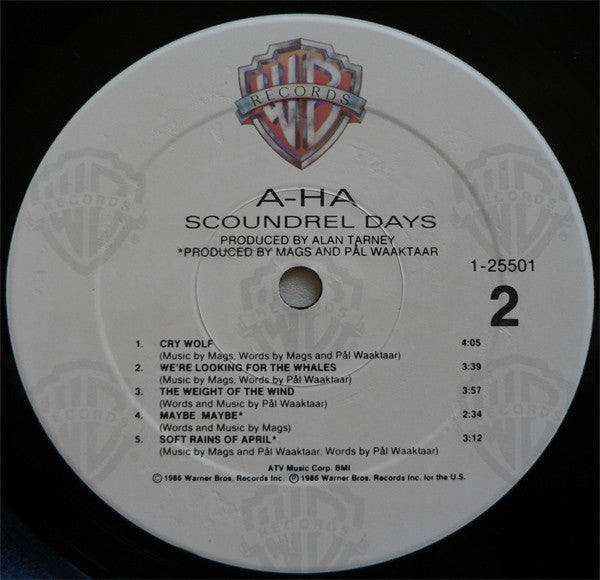 a-ha : Scoundrel Days (LP, Album, Spe)