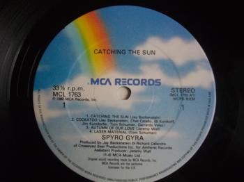 Spyro Gyra : Catching The Sun (LP, Album, RE, Gat)