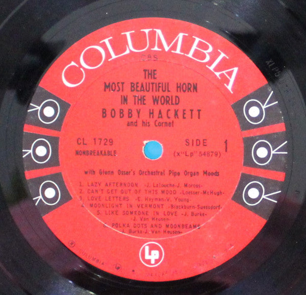 Bobby Hackett With Glenn Osser : The Most Beautiful Horn In The World (LP, Album, Mono)