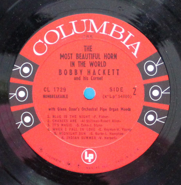 Bobby Hackett With Glenn Osser : The Most Beautiful Horn In The World (LP, Album, Mono)