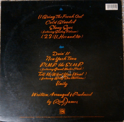 Rick James : Cold Blooded (LP, Album, Gat)