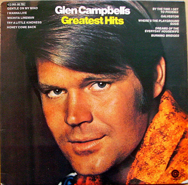 Glen Campbell : Glen Campbell's Greatest Hits (LP, Comp, Ora)