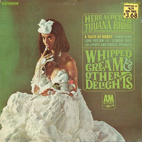 Herb Alpert & The Tijuana Brass : Whipped Cream & Other Delights (LP, Album, Pit)