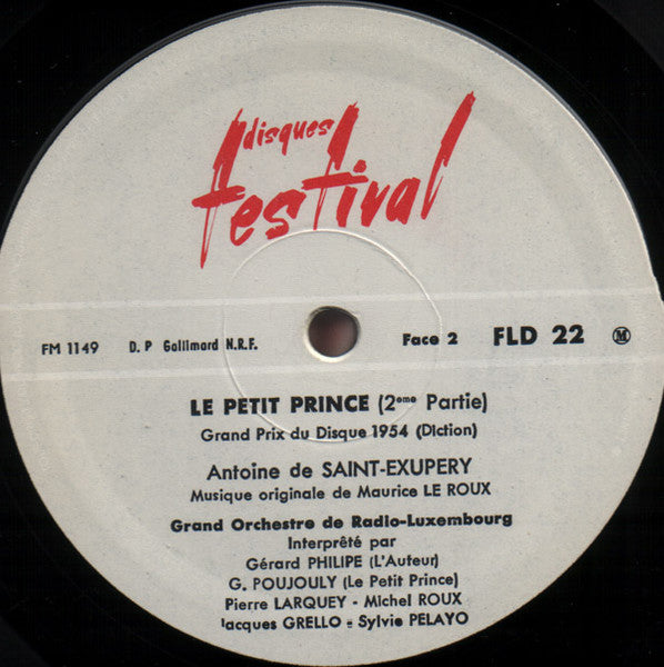 Antoine De Saint-Exupéry : Le Petit Prince (10", Gre)