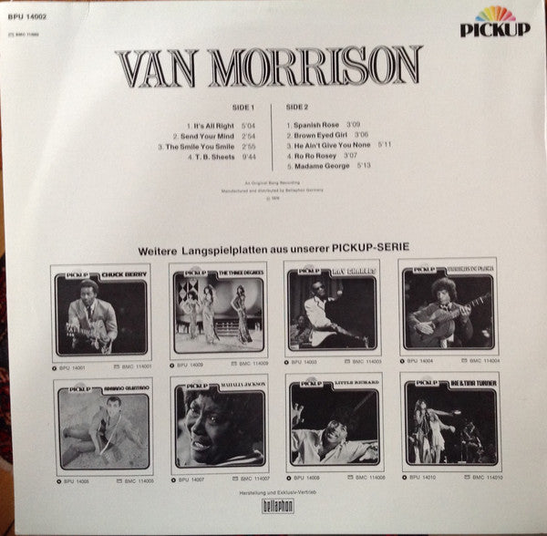 Van Morrison : Van Morrison (LP, Comp)