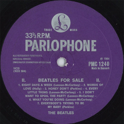 The Beatles : Beatles For Sale (LP, Album, Mono)