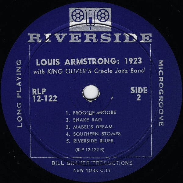 Louis Armstrong With King Oliver's Creole Jazz Band : Louis Armstrong: 1923 (LP, Comp, RM)