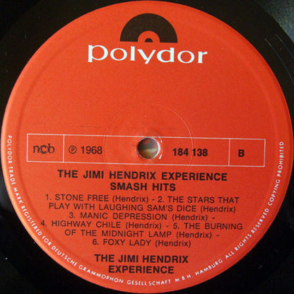 The Jimi Hendrix Experience : Smash Hits (LP, Comp, RE)