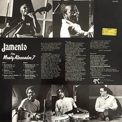 The Monty Alexander 7 : Jamento (LP, Album)