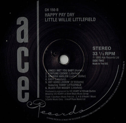 Little Willie Littlefield : Happy Pay Day (LP, Album)