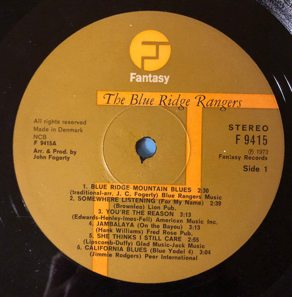 Blue Ridge Rangers : Blue Ridge Rangers (LP, Album)