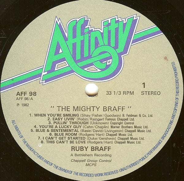 Ruby Braff : The Mighty Braff (LP, Comp, RE)