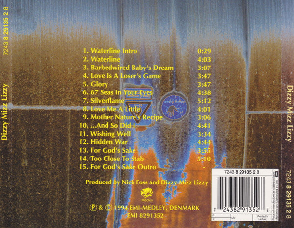 Dizzy Mizz Lizzy : Dizzy Mizz Lizzy (CD, Album)