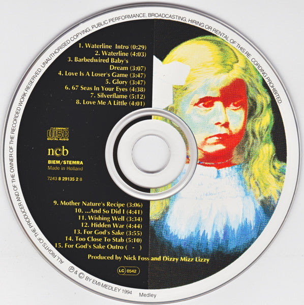 Dizzy Mizz Lizzy : Dizzy Mizz Lizzy (CD, Album)
