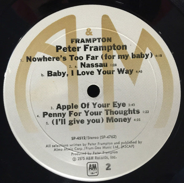 Peter Frampton : Frampton (LP, Album, Ter)