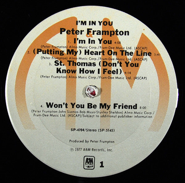 Peter Frampton : I'm In You (LP, Album, Ter)