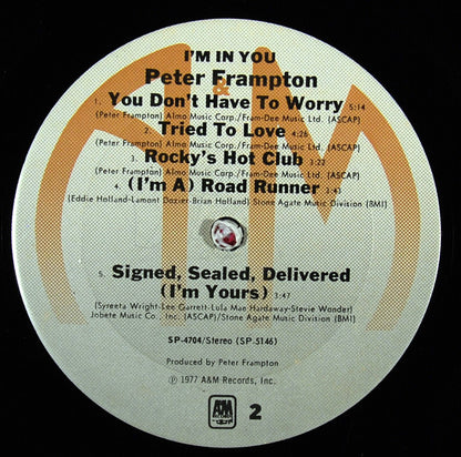 Peter Frampton : I'm In You (LP, Album, Ter)