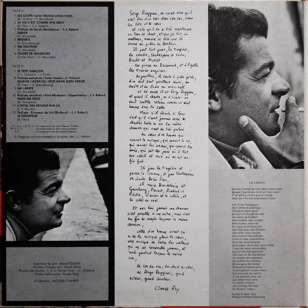 Serge Reggiani : Album N° 2 - Bobino (LP, Album, Mono, Gat)