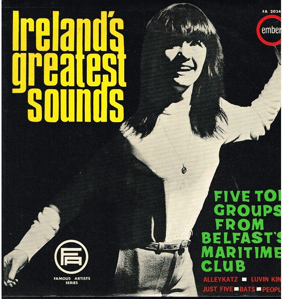 Various : Ireland's Greatest Sounds (Five Top Groups From Belfast's Maritime Club) (LP, Comp, Mono)