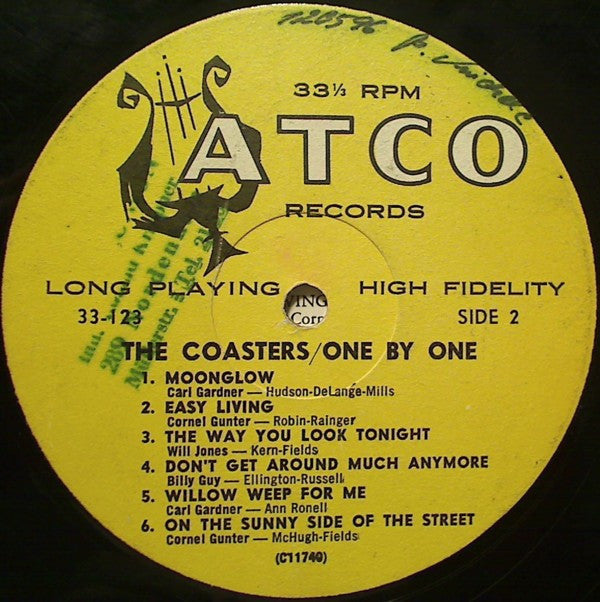 The Coasters : One By One (LP, Album, Mono)