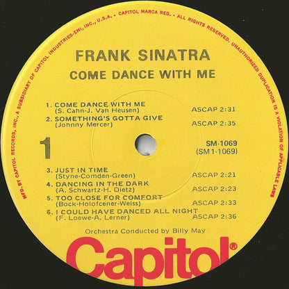 Frank Sinatra With Billy May And His Orchestra : Come Dance With Me! (LP, Album, RE)