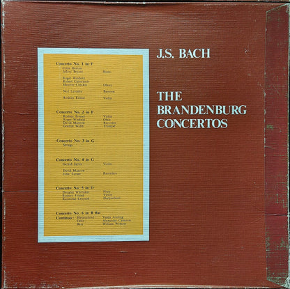 Johann Sebastian Bach, London Philharmonic Orchestra, Sir Adrian Boult : The Brandenburg Concertos (Box + 2xLP, Album)