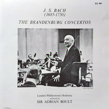 Johann Sebastian Bach, London Philharmonic Orchestra, Sir Adrian Boult : The Brandenburg Concertos (Box + 2xLP, Album)