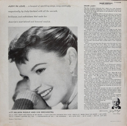 Judy Garland : Judy In Love (LP, Album, Mono, Scr)