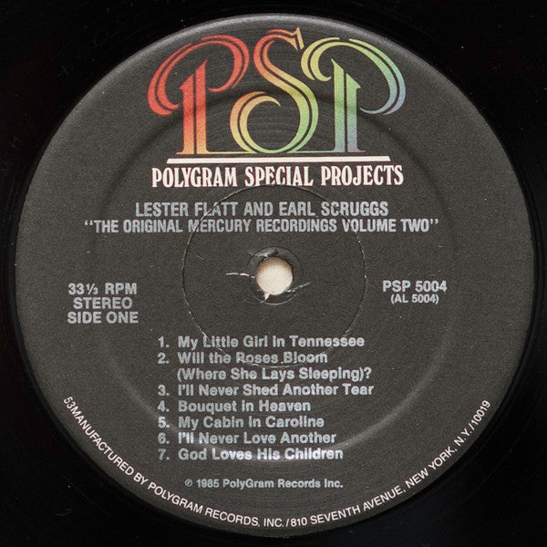 Flatt & Scruggs : The Original Mercury Recordings Volume Two (LP, Comp)