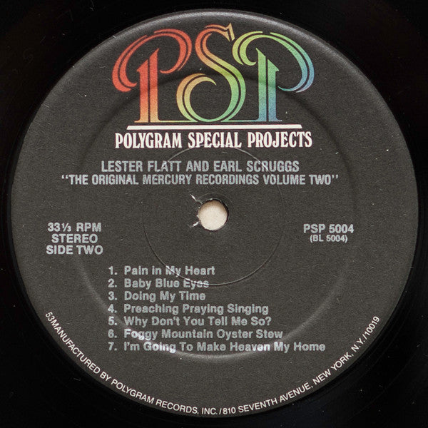 Flatt & Scruggs : The Original Mercury Recordings Volume Two (LP, Comp)