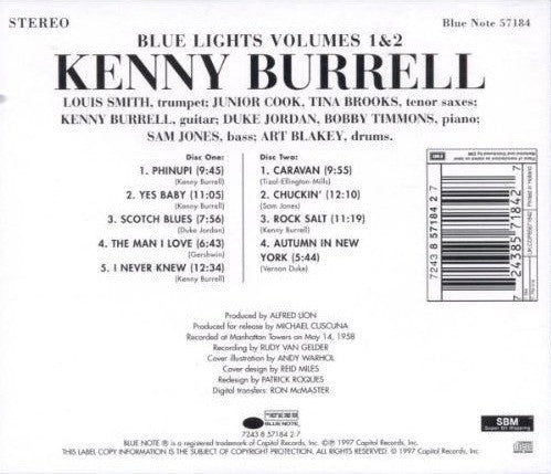 Kenny Burrell : Blue Lights Volumes 1&2 (2xCD, Comp)