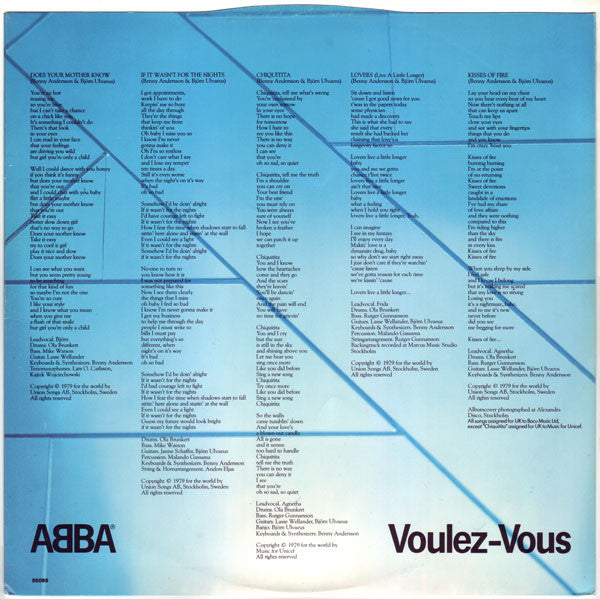 ABBA : Voulez-Vous (LP, Album)