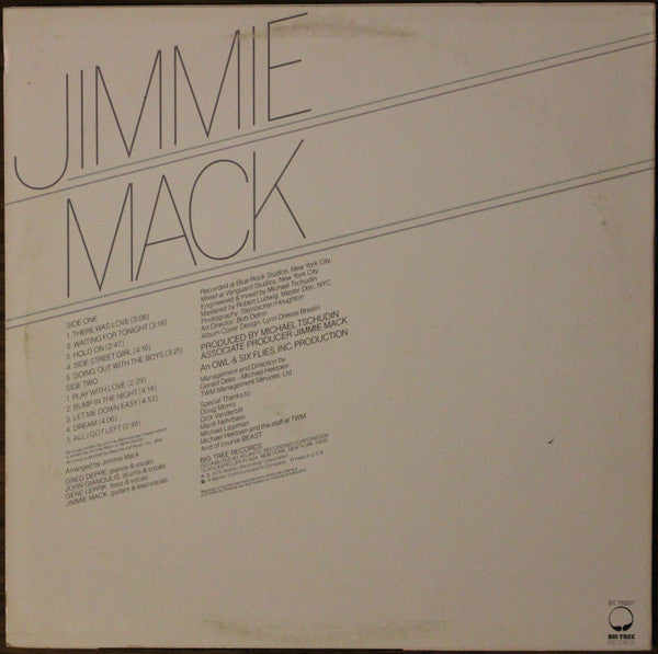 Jimmie Mack : Jimmie Mack (LP, Album, Ric)