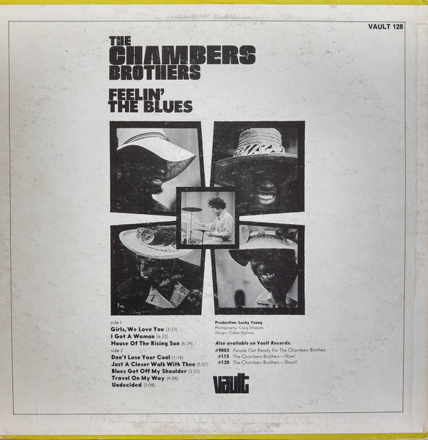 The Chambers Brothers : Feelin' The Blues (LP, Album)